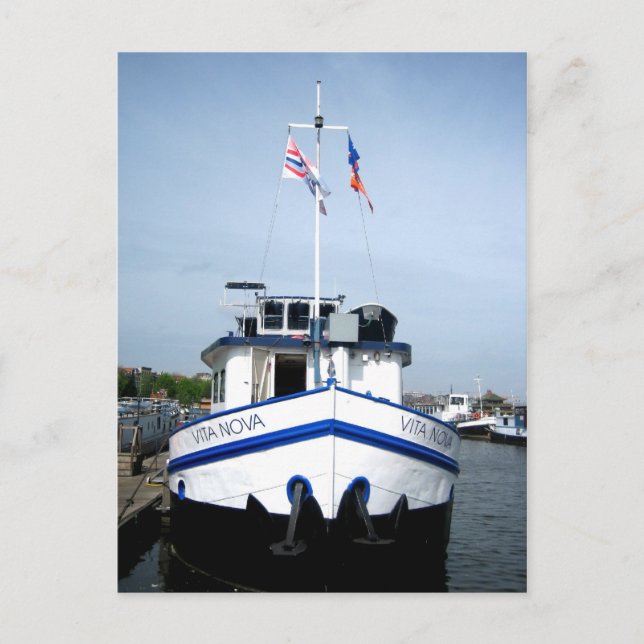 Port d'Amsterdam - Carte postale (Devant)