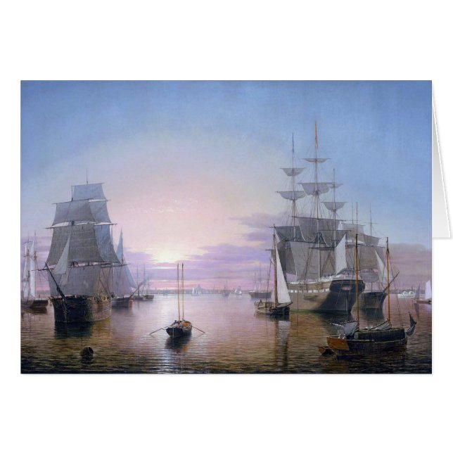 Port de Boston 1850 (Devant horizontal)