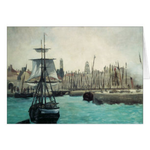 Port de Calais par Manet, Art Impressionniste Vint