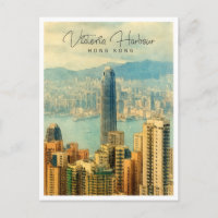 Port de Victoria Hong Kong Carte de voyage à l'aqu
