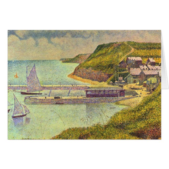 Port-en-Bessin, marée haute by Georges Seurat (Devant horizontal)