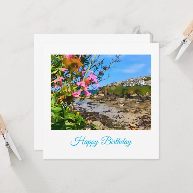 Port Isaac Cornwall Harbour Friends (Devant/Arrière en situation)