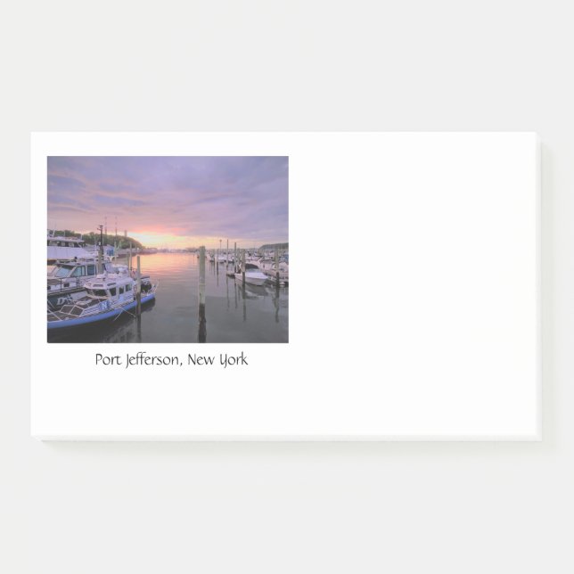 Port Jefferson New York Post-It® Notes, 10 po x 6  (Devant)