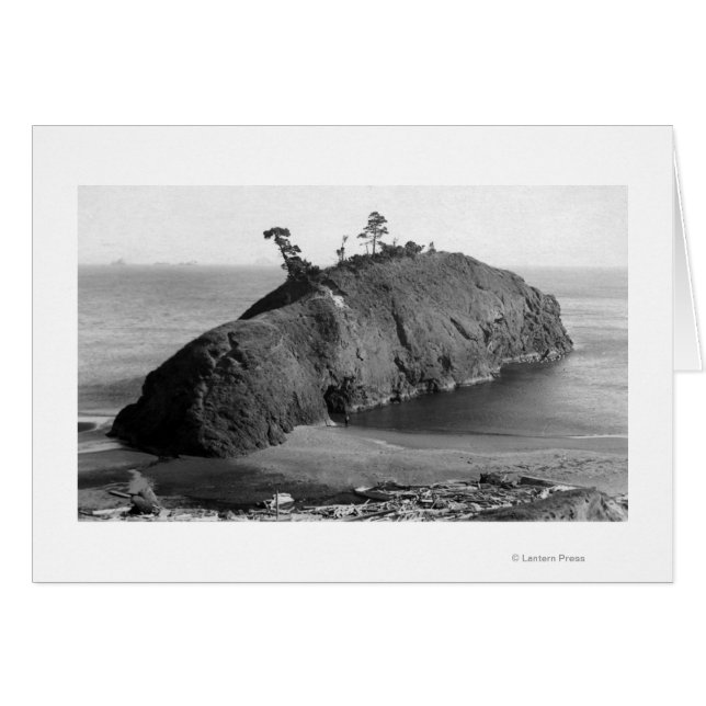 Port Orford, Oregon Vue de Battle Rock Coast (Devant horizontal)