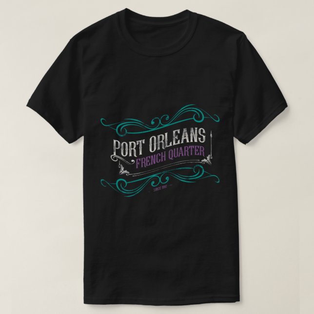 Port Orléans Trimestre Français T-shirt Scoop (Design devant)