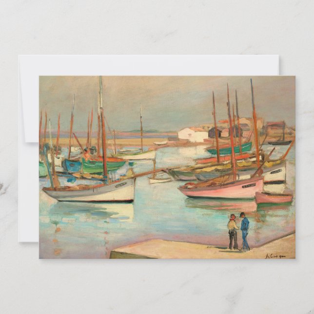 Port sur l'île d'Yeu | Henri Lebasque (Devant)