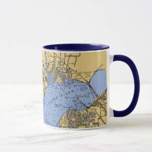 Port tasse nautique de diagramme de Charlotte, la