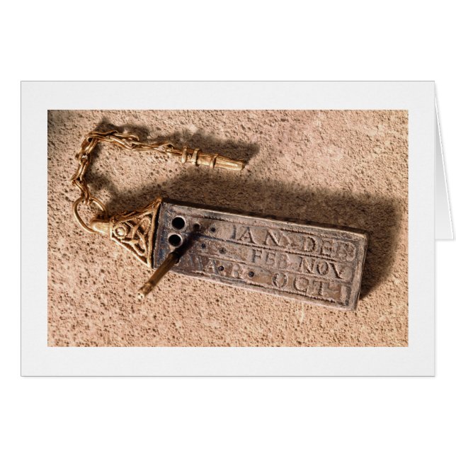 Portable cadran solaire, argent et or, 10e siècle  (Devant horizontal)