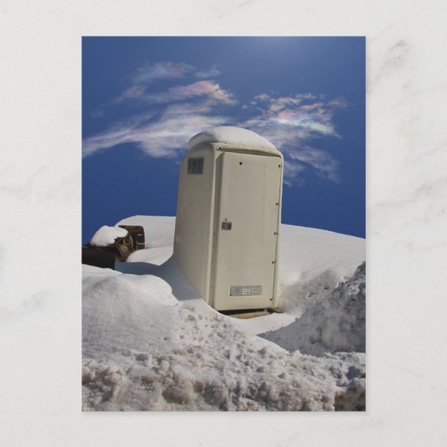 Portable Potty ~ carte postale (Devant)