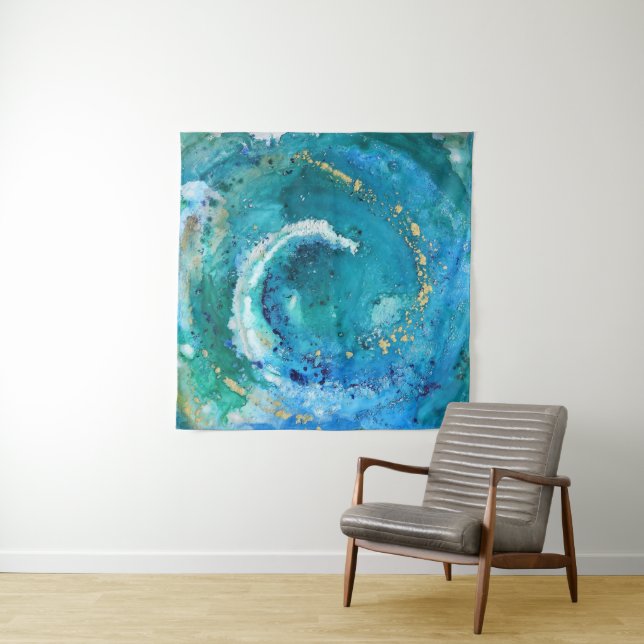 Portail de Positivité - Tapisserie d'Art - Design  (En situation (horizontale))