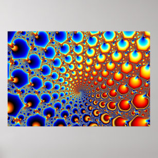 Portail hypnotique - Poster fractal