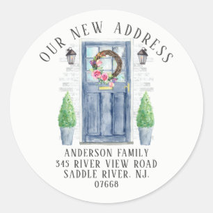 Porte avant   Nouveau Sticker Étiquette de adresse