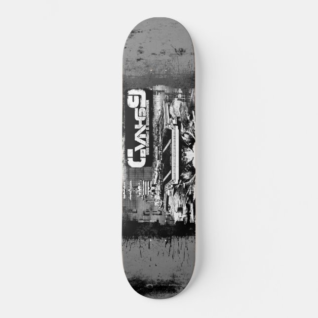 Porte-avions Dwight D. Eisenhower Skateboard (Recto)