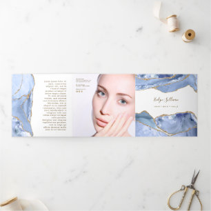 Porte bleu de Cornflower Tripli Brochure