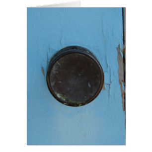 Porte bleue ancienne
