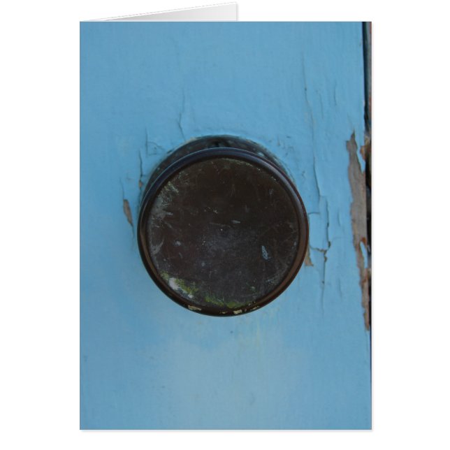 Porte bleue ancienne (Devant)