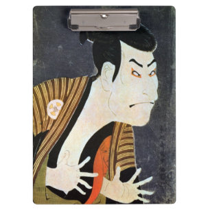 Porte-bloc 奴 江 戸 衛, 写 Acteur 楽 Edo Kabuki, Sharaku, Ukiyo-e