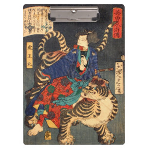 Porte-bloc 忍 者 と 虎, 芳 Héros et Tigre de Ninja, Yoshitoshi, Uk