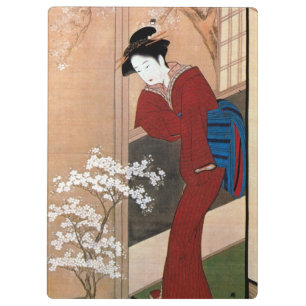 Porte-bloc 桜 の 花 女, 章 Fleurs de cerisiers et une femme, Shuns