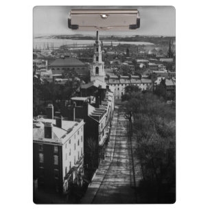 Porte-bloc 1859 :  Une vue de Boston de la Chambre d'état