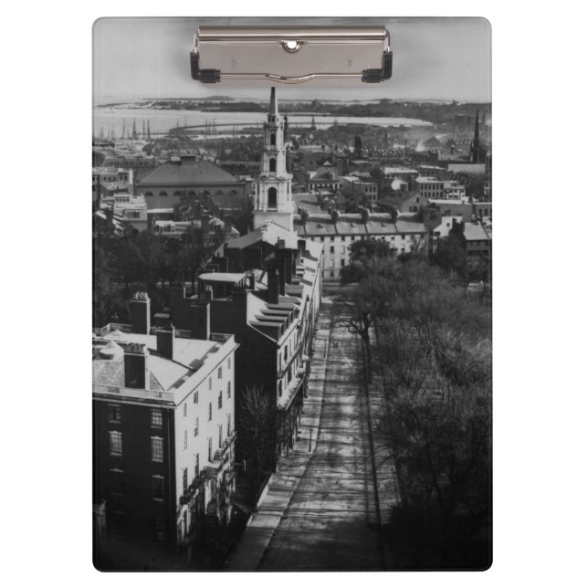 Porte-bloc 1859 :  Une vue de Boston de la Chambre d'état (Devant)