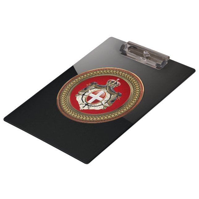 Porte-bloc [200] Ordre de Malte - SMAMAN Coat of Arms (Incliné)