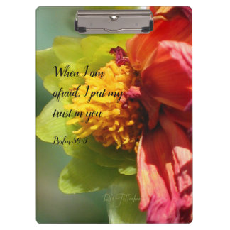 Porte-bloc 2024 JW year text Psalm 56:3