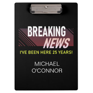 Porte-bloc 25 ans Anniversaire du travail Appréciation de l'