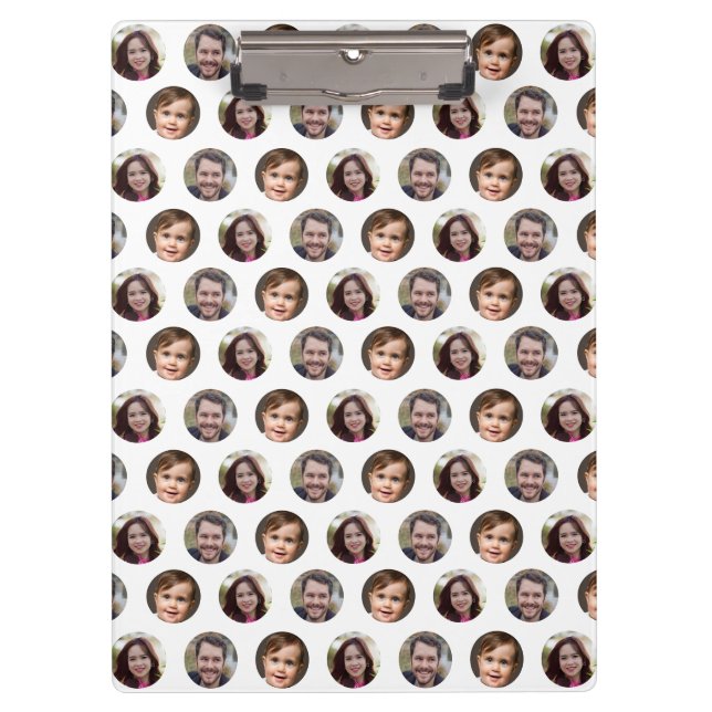 Porte-bloc 3 Membres de la famille Photo Collage (Devant)