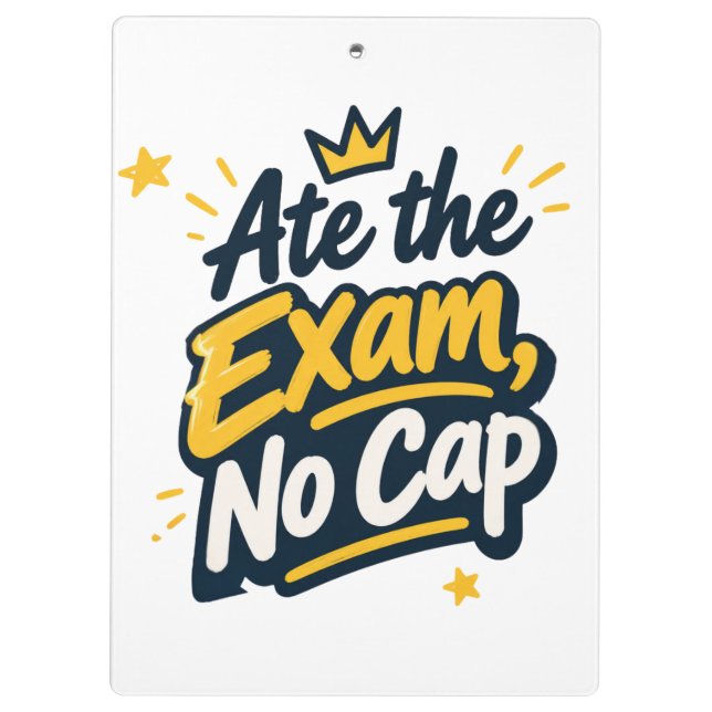 Porte-bloc A bouffé l'examen, sans déconner  (Dos)