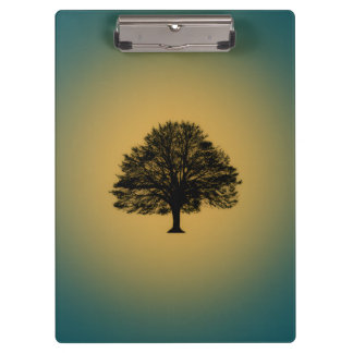 Porte-bloc à l'arbre doré