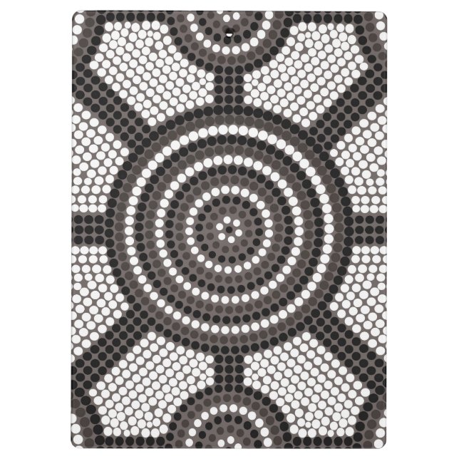 Porte-bloc Aboriginal dot painting (Dos)