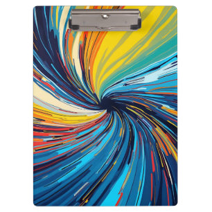 Porte-bloc Abstrait de couleur