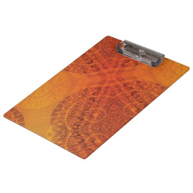 Porte-bloc Acceptation | Médaillons de saumons rouges orange  (Incliné)