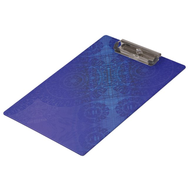 Porte-bloc Acceptation | Médaillons de violet violet bleu Ind (Incliné)