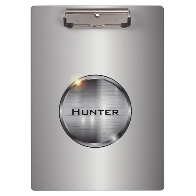 Porte-bloc Acier brillant élégant (Devant)