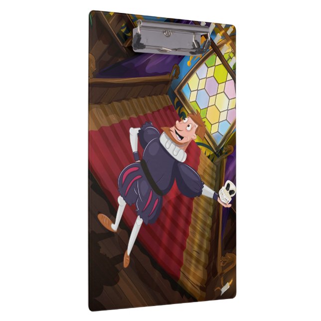 Porte-bloc Acteur de dessin animé Shakespeare. (Swatch)