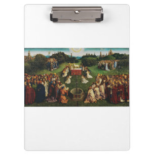 Porte-bloc Adoration de l'agneau par Jan van Eyck