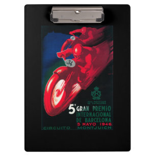 Porte-bloc Affiche de moto de Premio Internat'l de mamie 5