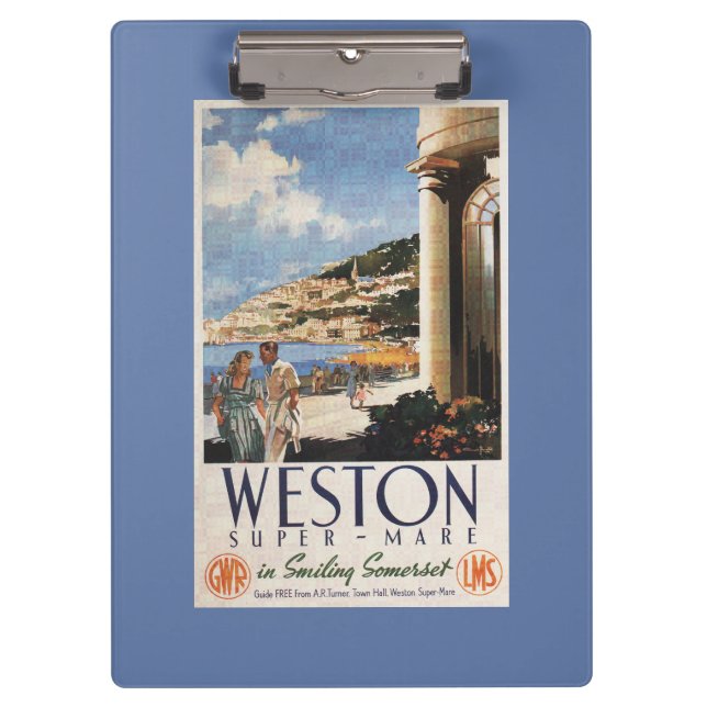 Porte-bloc Affiche de négligence de chemin de fer de côte de (Devant)