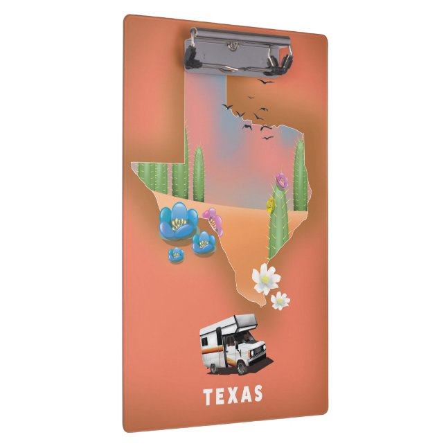 Porte-bloc Affiche de voyage au Texas (Swatch)
