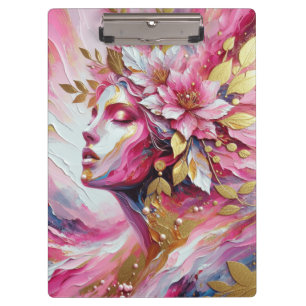 Porte-bloc Affiche feuille Abstraite Elegant