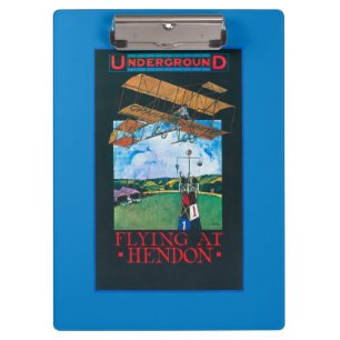 Porte-bloc Affiche finie Grahame-Blanche et plate d'aérodrome