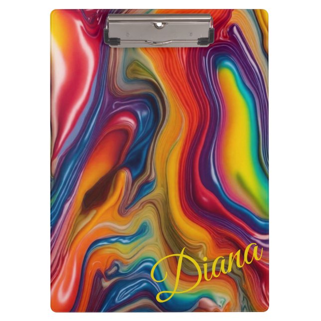 Porte-bloc Agate arc-en-ciel (Devant)