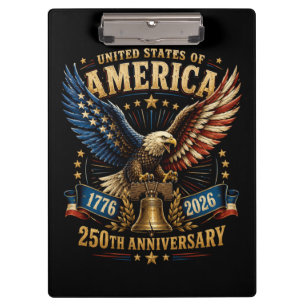 Porte-bloc Aigle du 250e anniversaire des États-Unis d'Amériq