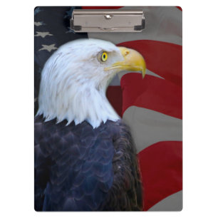 Porte-bloc Aigle porte - bloc/américain avec drapeau