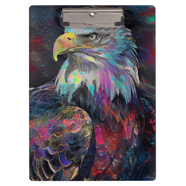 Porte-bloc Aigle surréaliste (Devant)