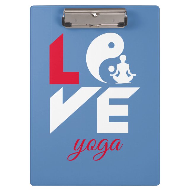Porte-bloc Aimer le yoga (Devant)