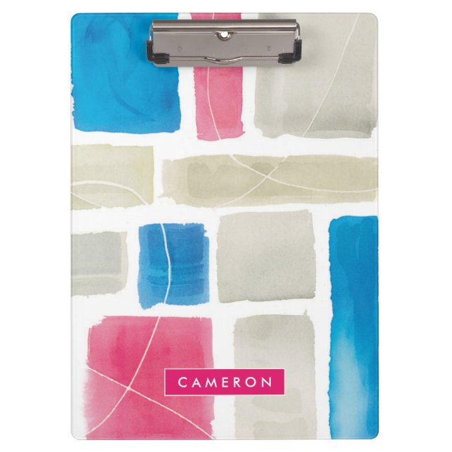 Porte-bloc Ajoutez votre copie abstraite de | Comares III (Devant)