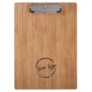 Porte-bloc Ajoutez votre logo bois de grange rustique